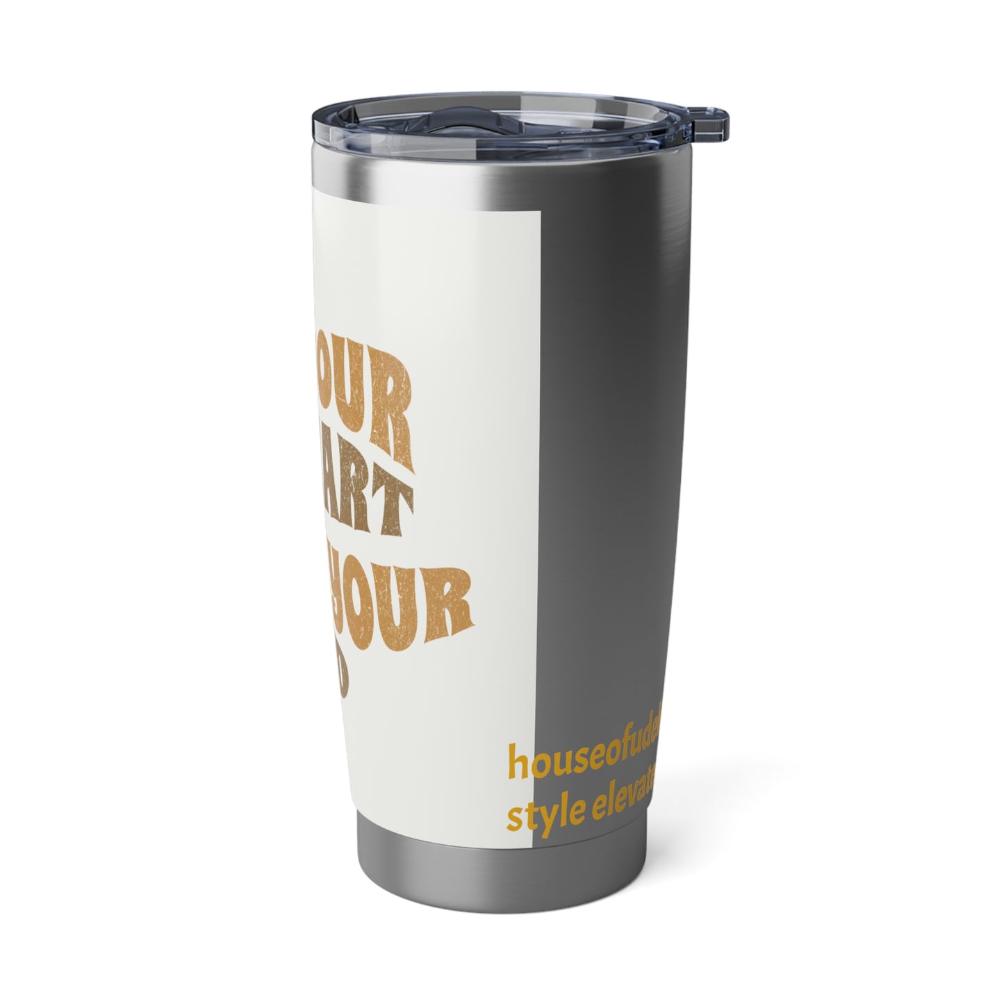 Inspirational 20oz Tumbler - Set Your Heart Clear Your Mind