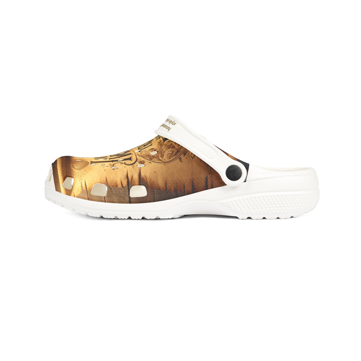 Stylish EVA Foam Rubber Shoes - "I Am Worthy The Truth" Design
