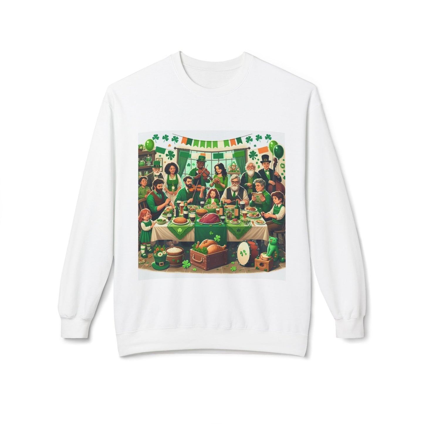 St. Patrick's Day Celebration Sweatshirt - Unisex Midweight Fleece