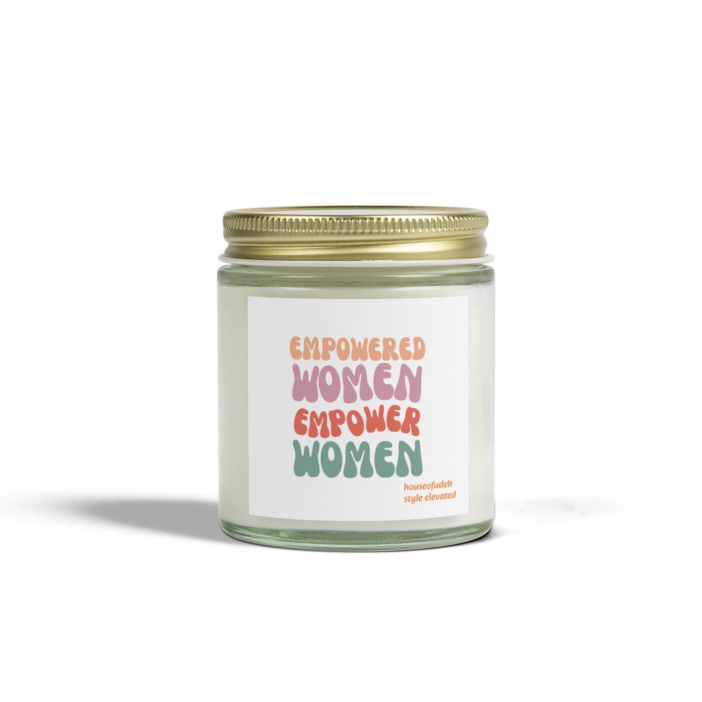 Scented Coconut Apricot Candles (4oz, 9oz)