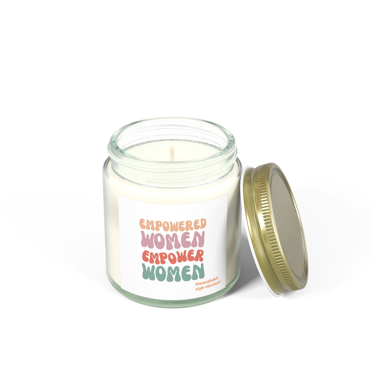 Scented Coconut Apricot Candles (4oz, 9oz)