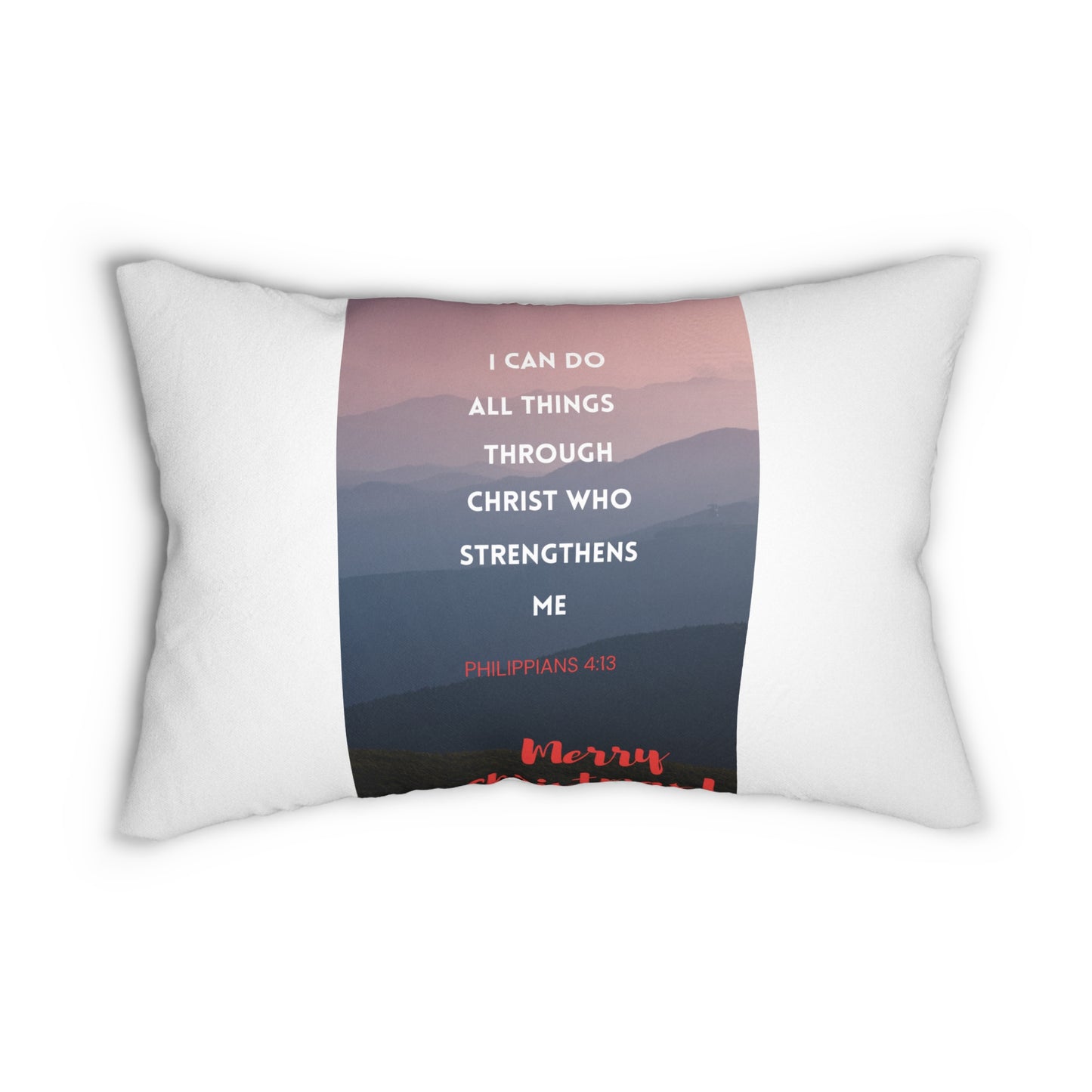 Spun Polyester Lumbar Pillow